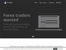 Tablet Screenshot of ftmo.com